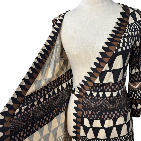 Diane Von Furstenberg Voce Wrap Dress 100% Silk - Picture 4 of 11